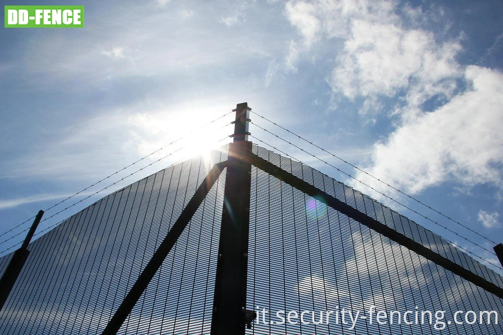 Galvanizzato 358 recinzione Polvera rivestita di sicurezza antipasto per la centrale ferroviario residenziale commerciale industriale